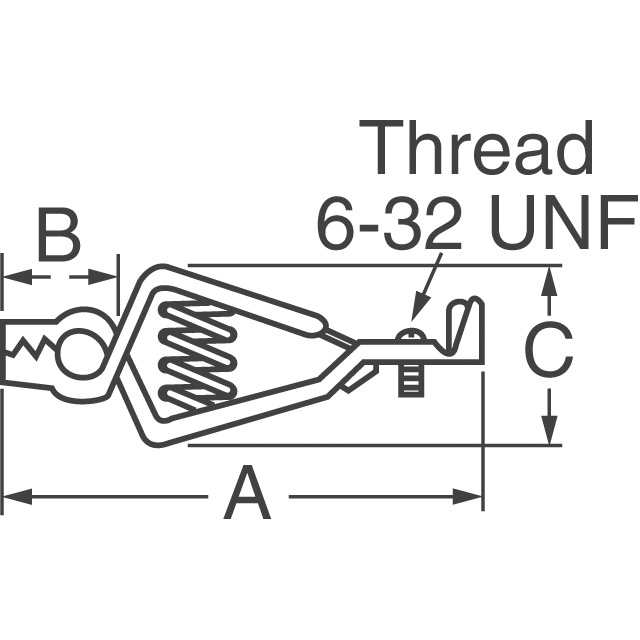 BU-25C Mueller Electric Co  Test Clips - Alligator, Crocodile, Heavy Duty